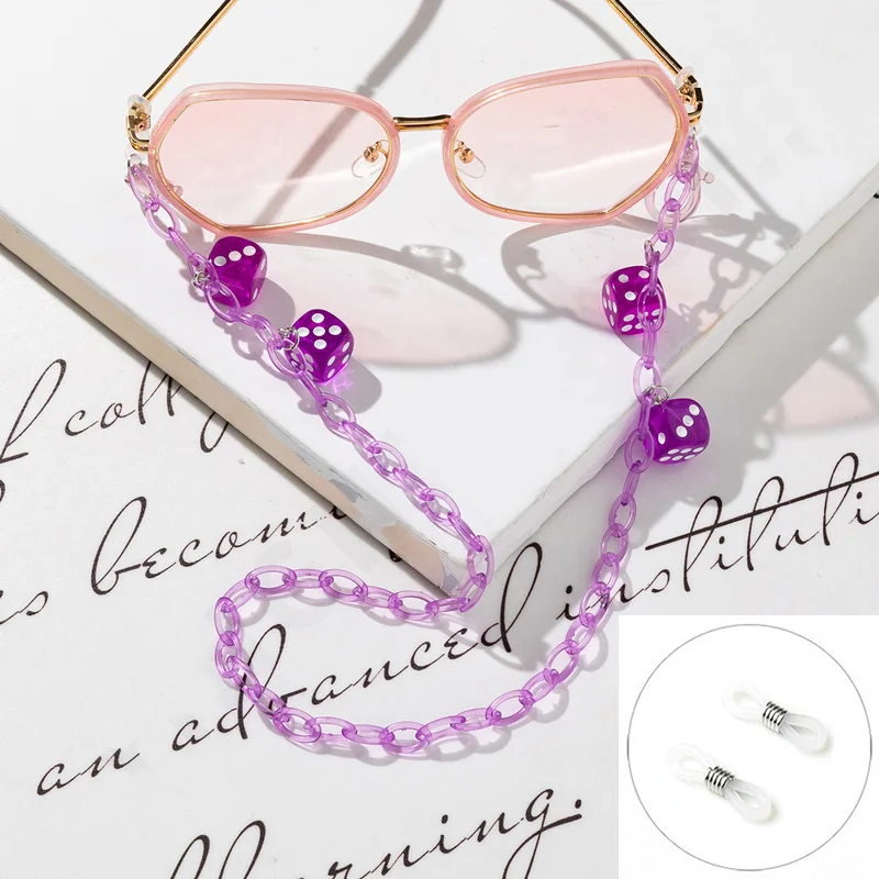 สายคล้องแว่นตาอะคริลิคสีสันสดใ - Sunglass Retainer Cord บทวิจารณ์และราคา