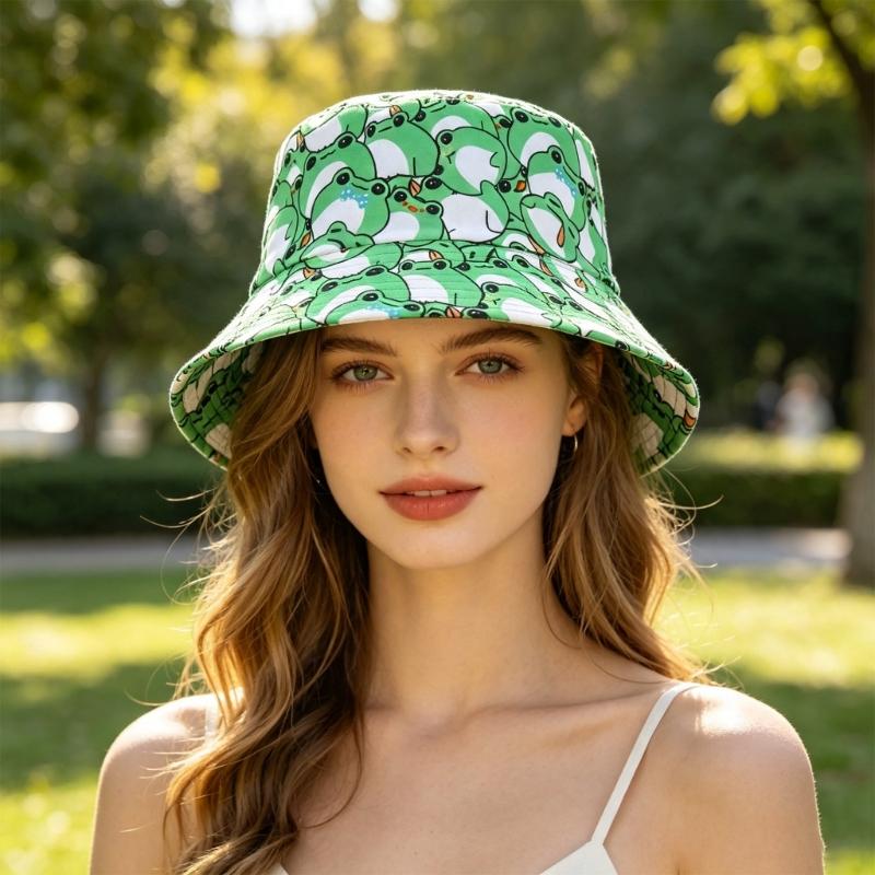 A52E Packable Frogs พิมพ์หมวกก - Packable Hat Nylon บทวิจารณ์และราคา