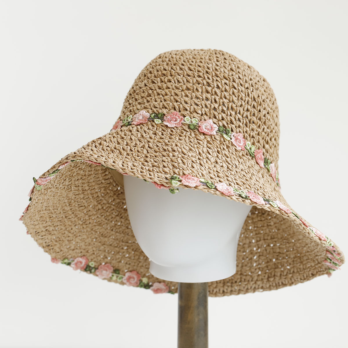 หมวกปีกกว้างทรงโดมสไตล์เรียบง่ - Bucket Hat Straw บทวิจารณ์และราคา