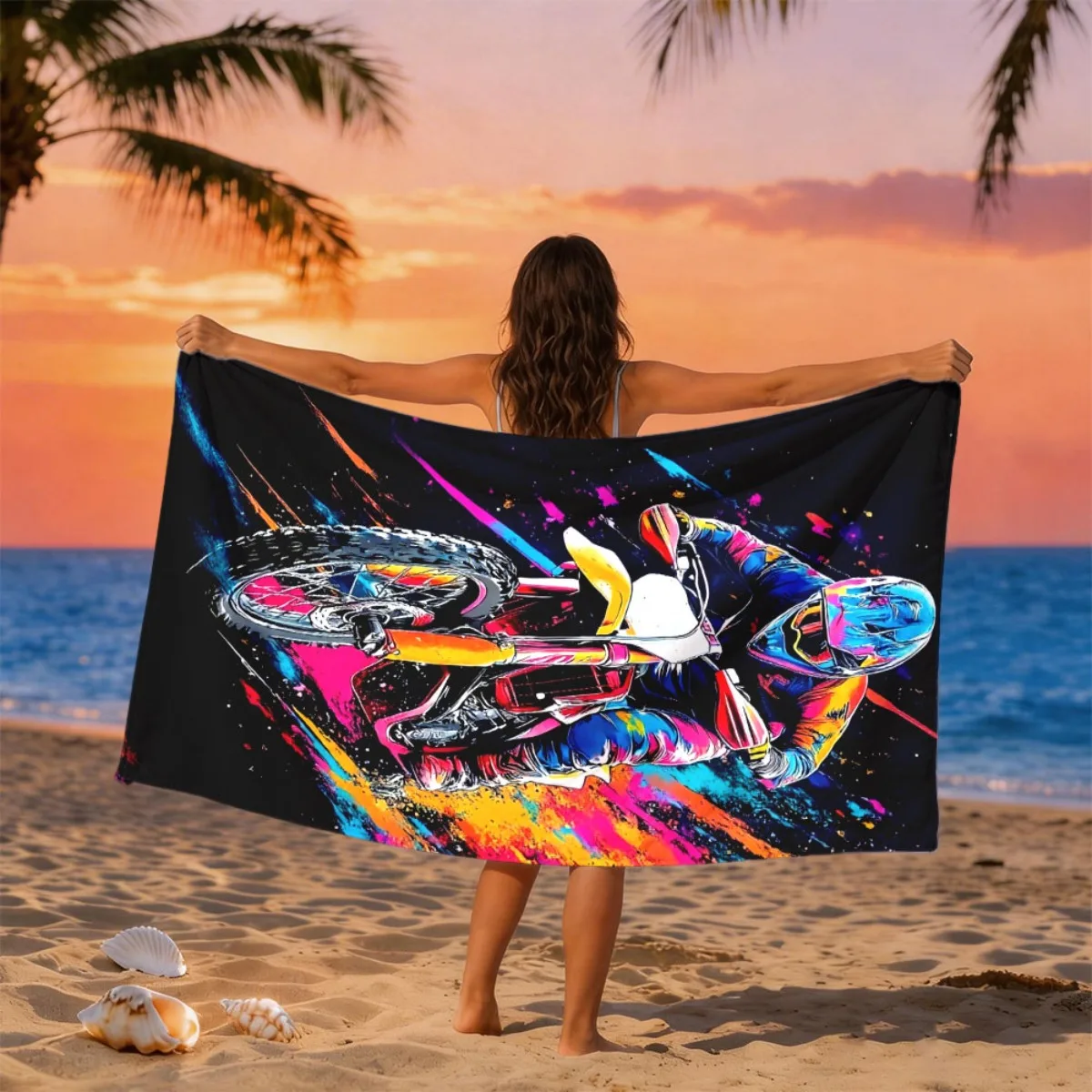 ผ้าเช็ดตัวชายหาดขนาดใหญ่พิเศษ  - Sarong Men Wrap บทวิจารณ์และราคา