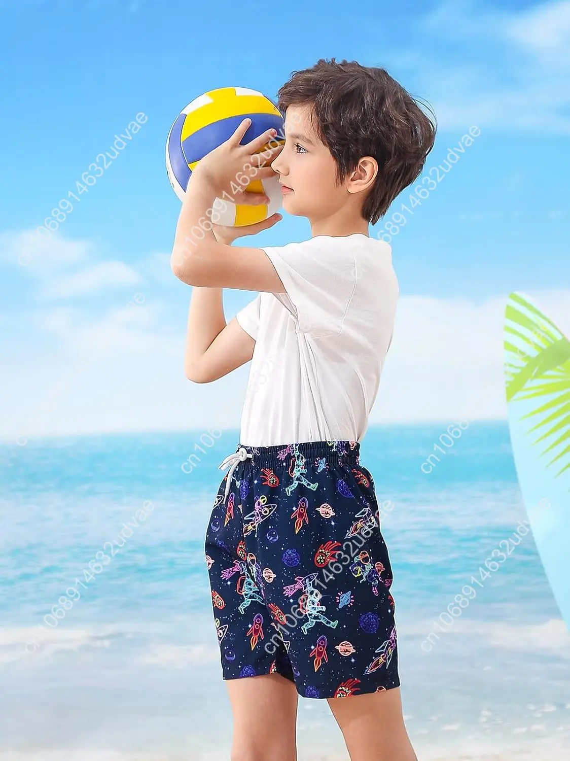 กางเกงว่ายน้ำเด็กผู้ชาย พร้อมซ - Swim Trunk Quick Dry บทวิจารณ์และราคา