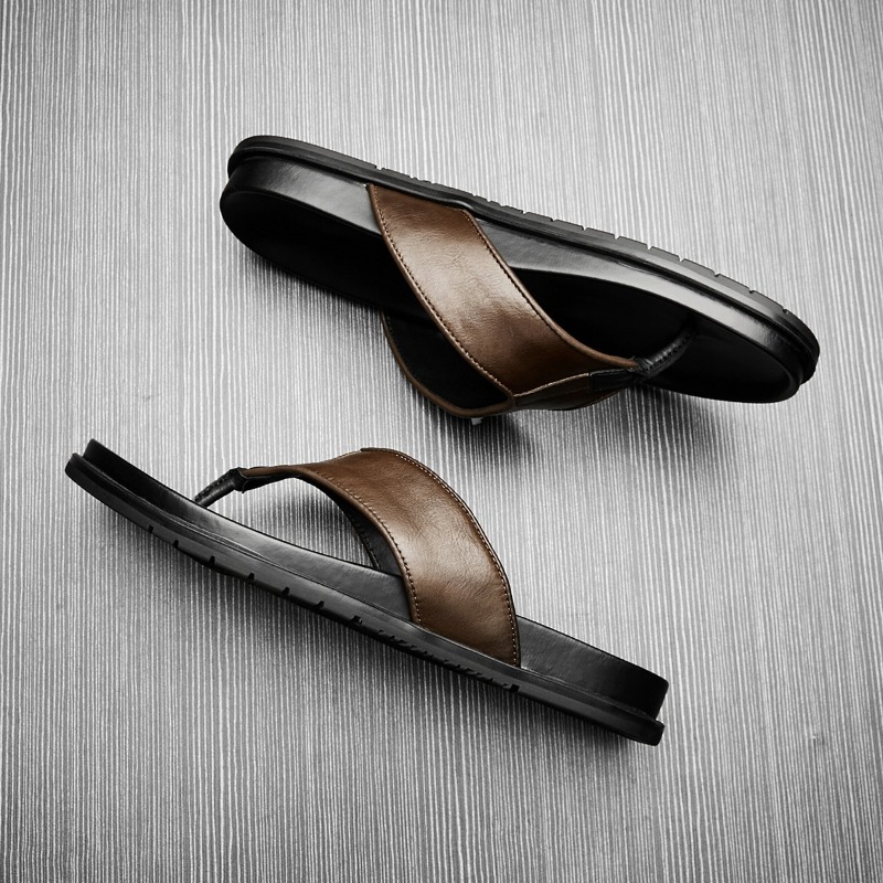2026 ฤดูร้อนใหม่บุรุษรองเท้าแต - Flip Flop Leather Men บทวิจารณ์และราคา